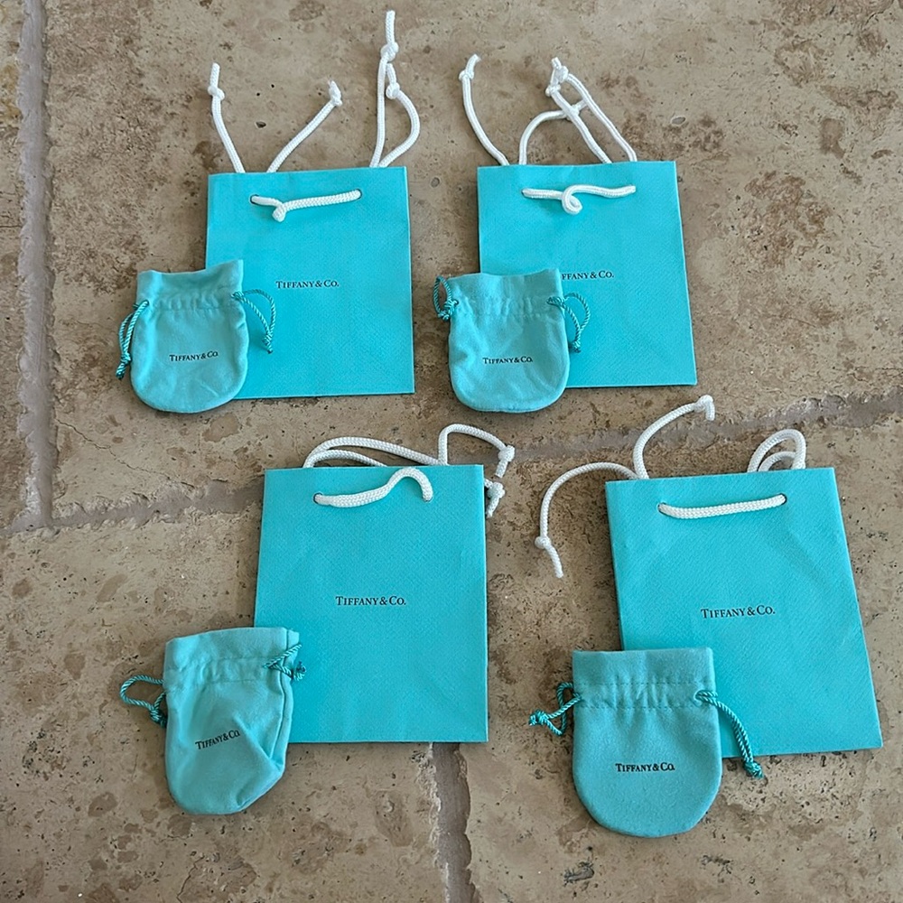 ONE Tiffany Co gift bag and pouch